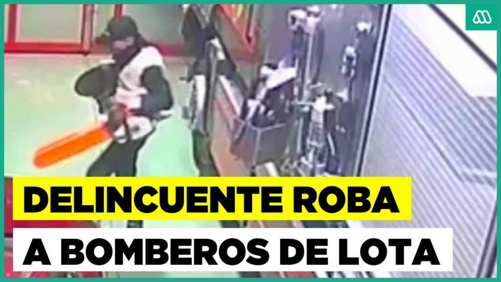 Robo en Lota: Delincuente Afecta Bomberos y Rescates 1 robo en lota delincuente afecta bomberos y rescates